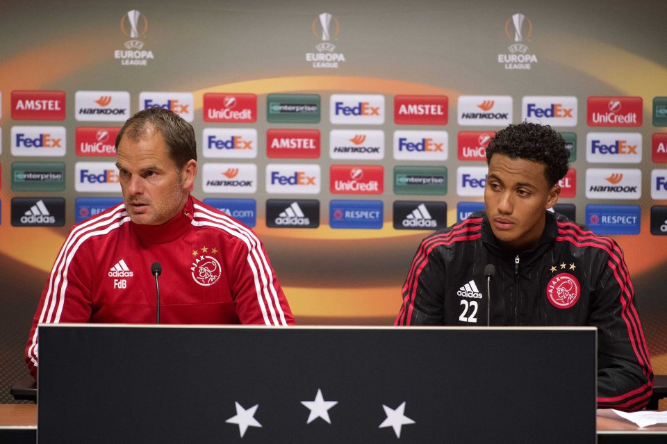  Highly-rated Jairo Riedewald during a press conference with Frank De Boer