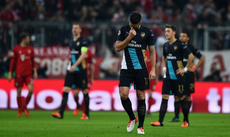  Arsenal endured a 5-1 humiliation against Bayern Munich in their last visit