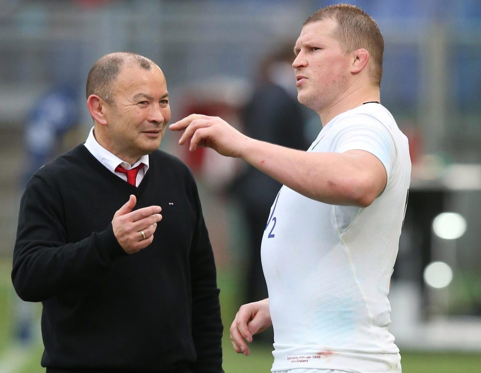  Hartley formed a tight bond with England coach Eddie Jones