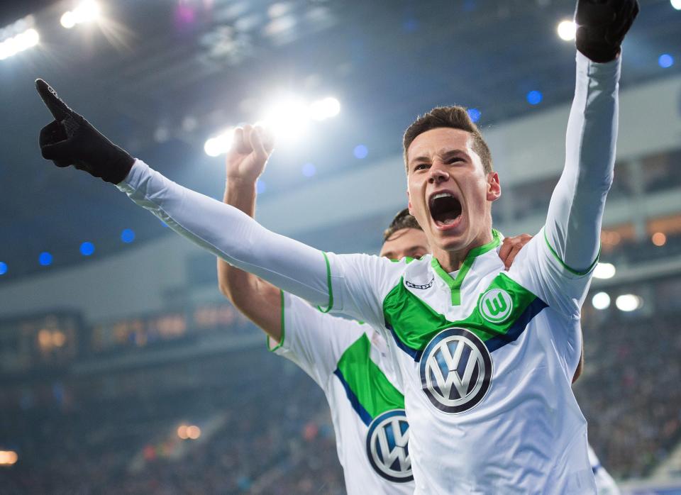  Germany star Julian Draxler is unhappy at Wolfsburg and could be Premier League bound