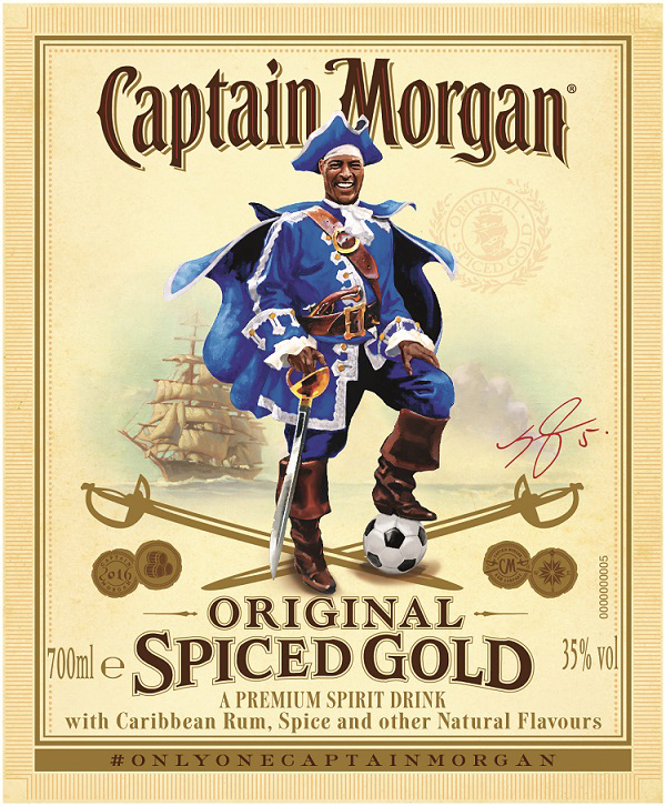  Leicester City fans will be able to toast their captain Wes Morgan with a limited edition Captain Morgan bottle, featuring the star player.