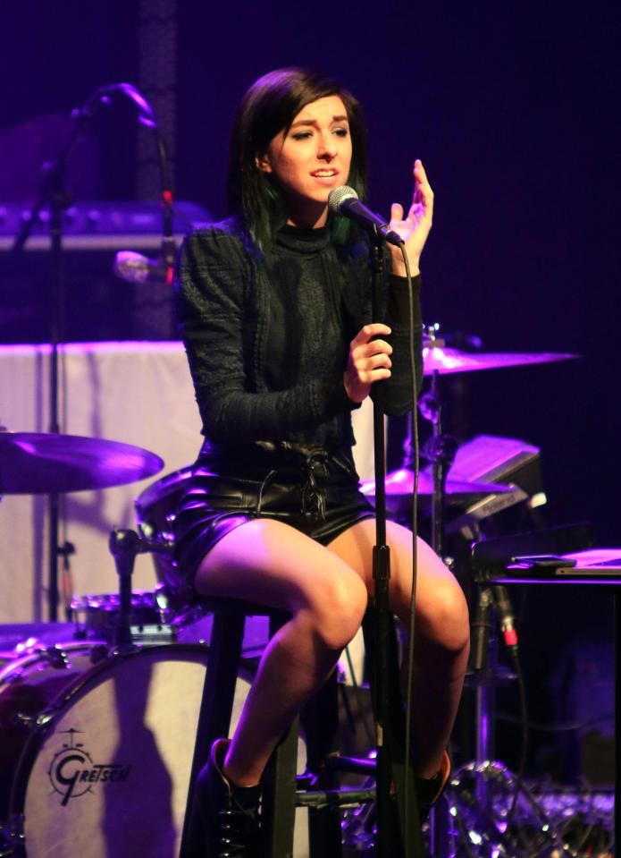  Christina Grimmie pictured performing in Atlanta, Georgia, around four months before her death in June