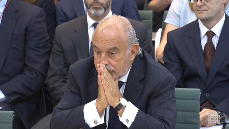  MPs want the tycoon to hand over money to will the pensions black hole in BHS