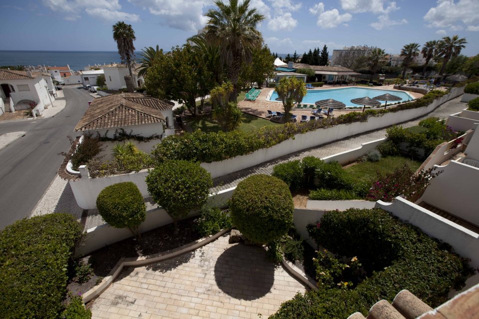  The view from the apartment above the room that Madeline McCann was in when she went missing