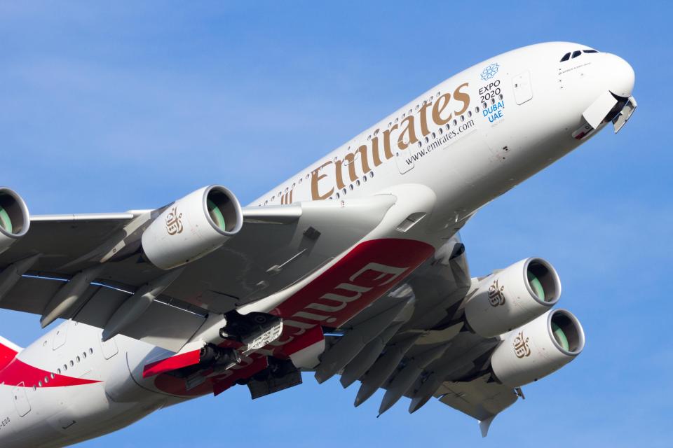 The man caused chaos on the Emirates A380 flight