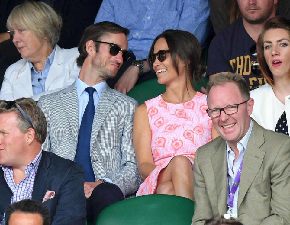  Judi said: "James Matthews and Pippa Middleton are, of course, about to take that stroll up the aisle, and it does look here as though their body language signals are hugely compatible."