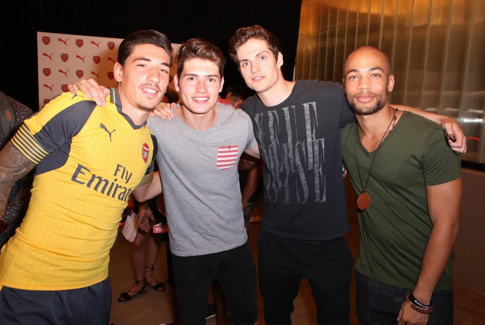  Hector Bellerin during Arsenal's away kit launch before the start of the season