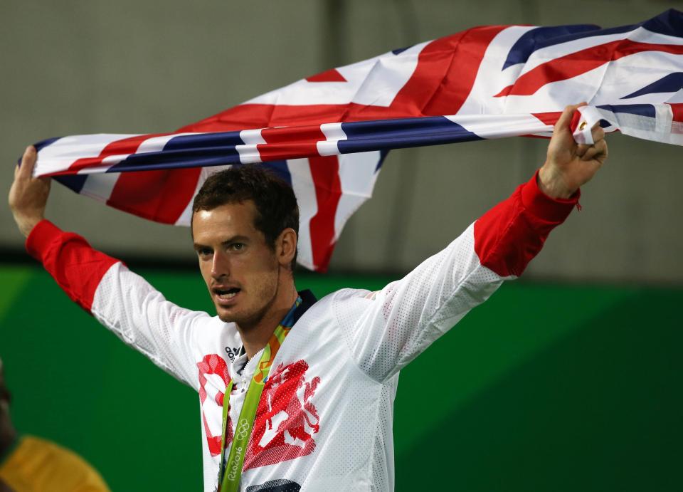  The Brit then retained his Olympic singles title in Rio