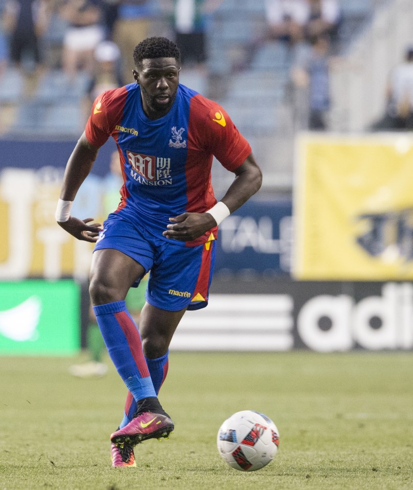  Crystal Palace's Bakary Sako will look for a chance to shine