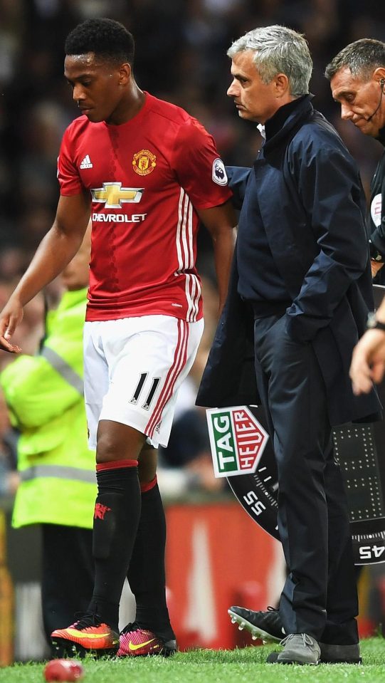  Jose Mourinho has advised Anthony Martial to listen to him instead of his agent