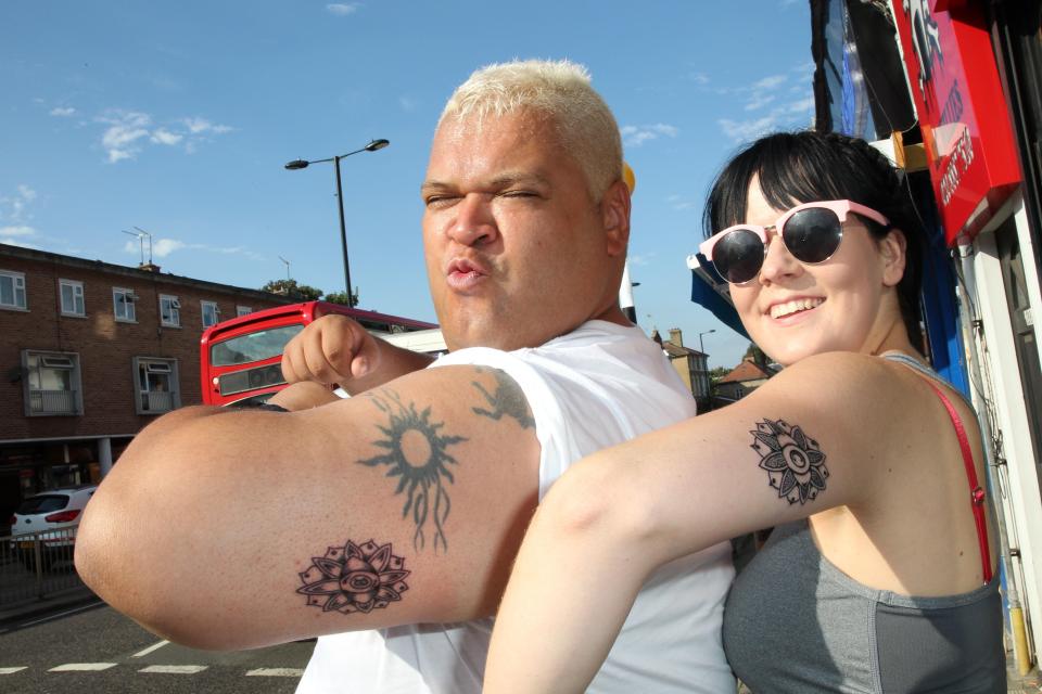  The couple even got matching tattoos