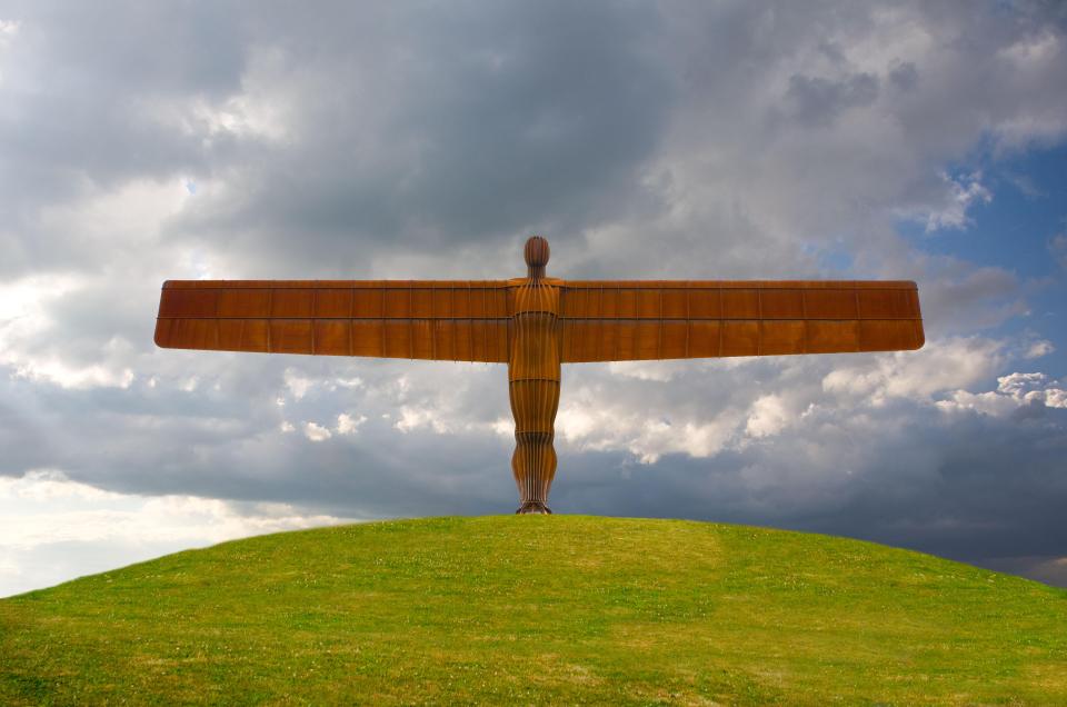  The real Angel of the North in the North East