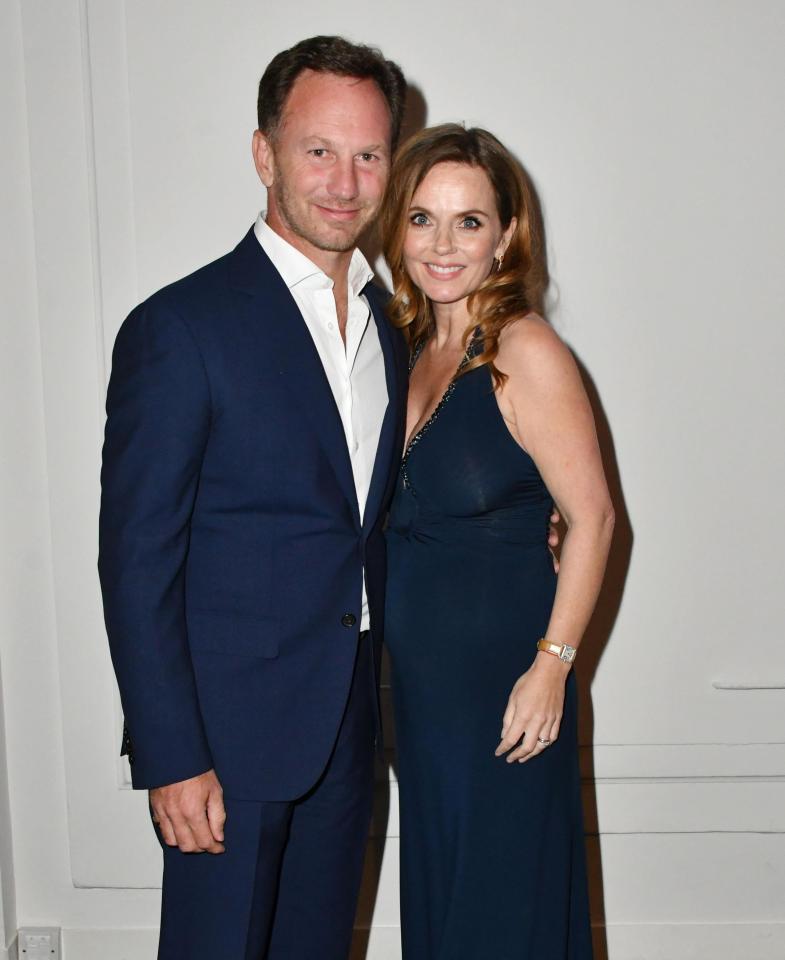  Geri is expecting a child with husband Christian Horner