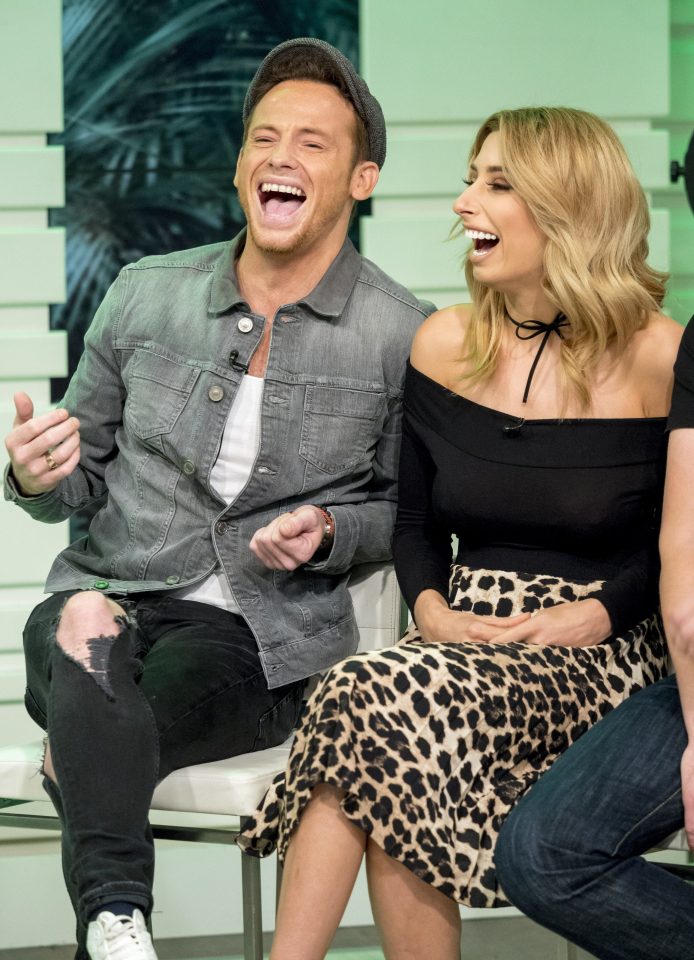  The presenter revealed that her boyfriend Joe Swash begged her to "sort them out"