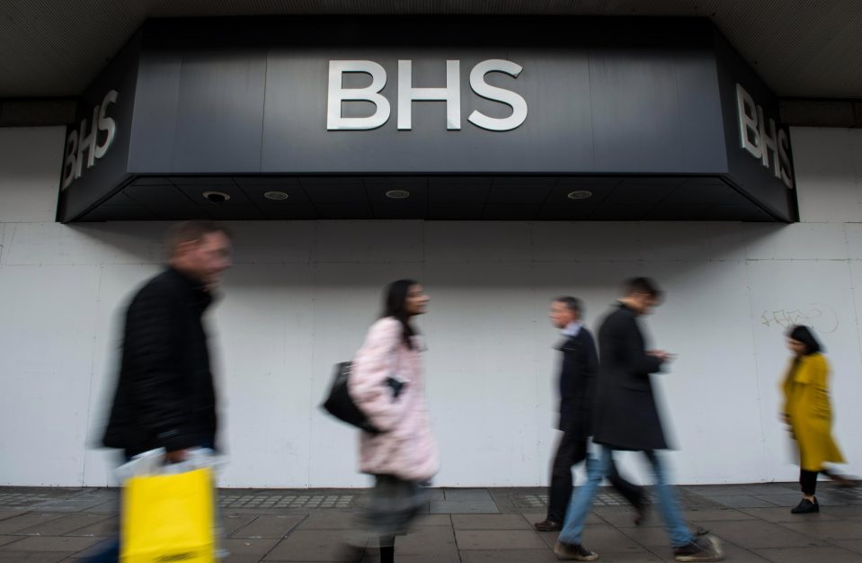  Thousands of jobs were lost earlier this year when BHS shut its doors for the last time