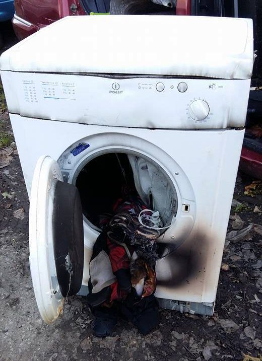  An accumulation of fluff was causing the dryers to catch fire