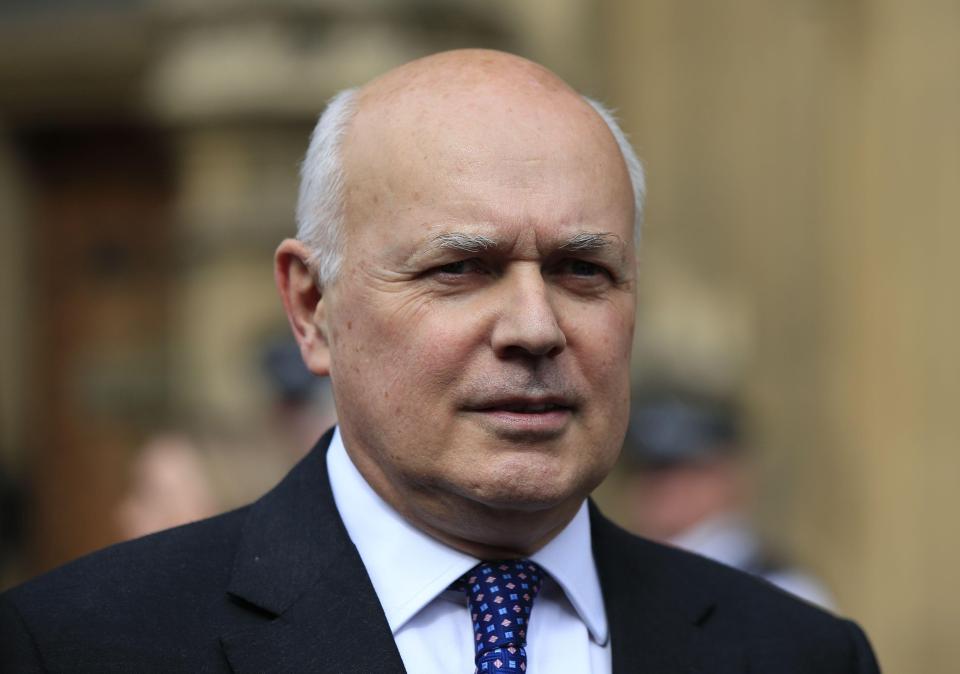 Former Cabinet minister Iain Duncan Smith said he was 'ignoring the will of the British people'