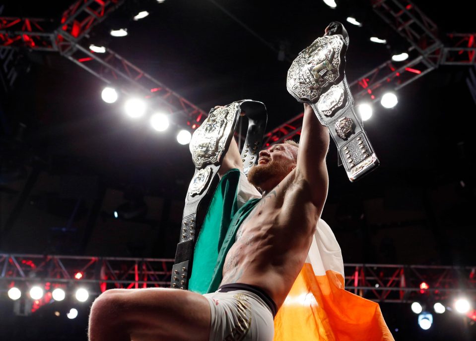  The win earned the Irishman the Lightweight belt