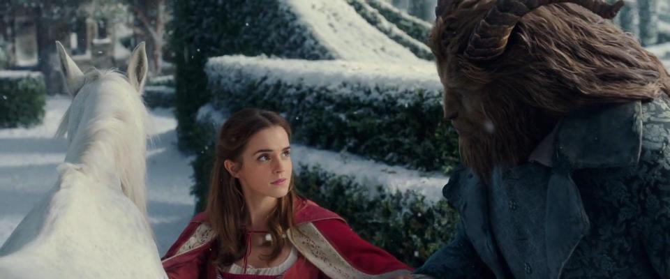  Emma and Dan Stevens play Beauty and the Beast