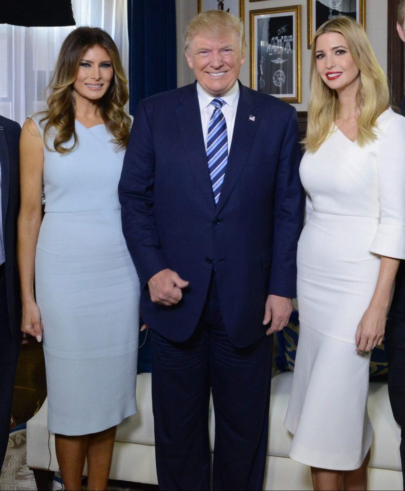  Ivanka Trump (left) may fill in as First Lady when the President elect’s wife Melania is spending time in New York