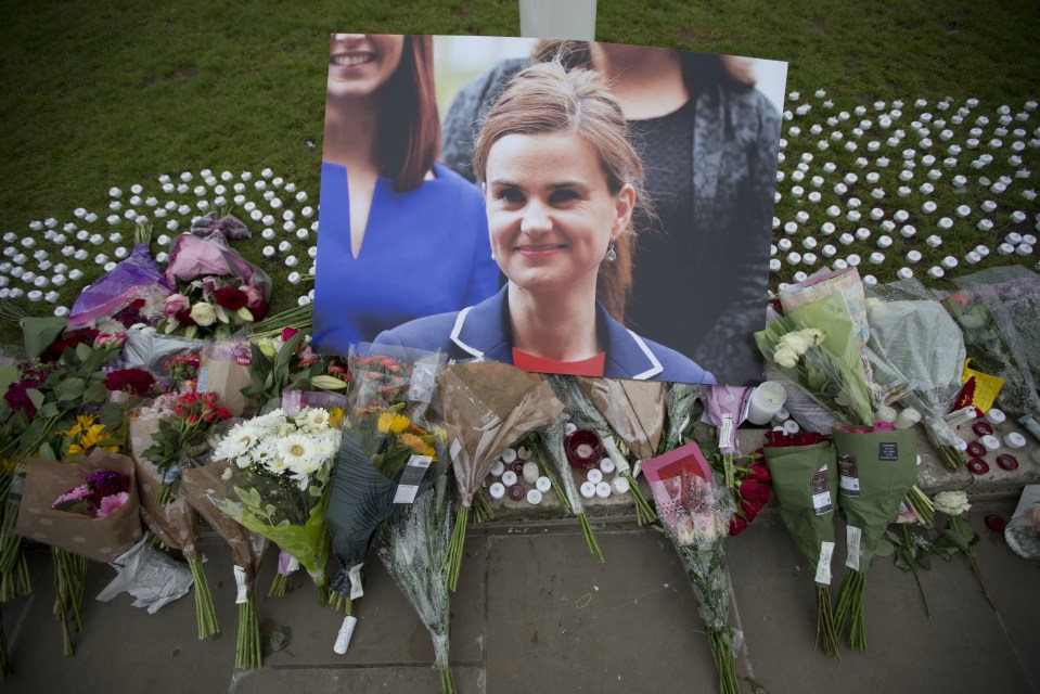  MP Jo Cox was murdered by a far-right extremist in June