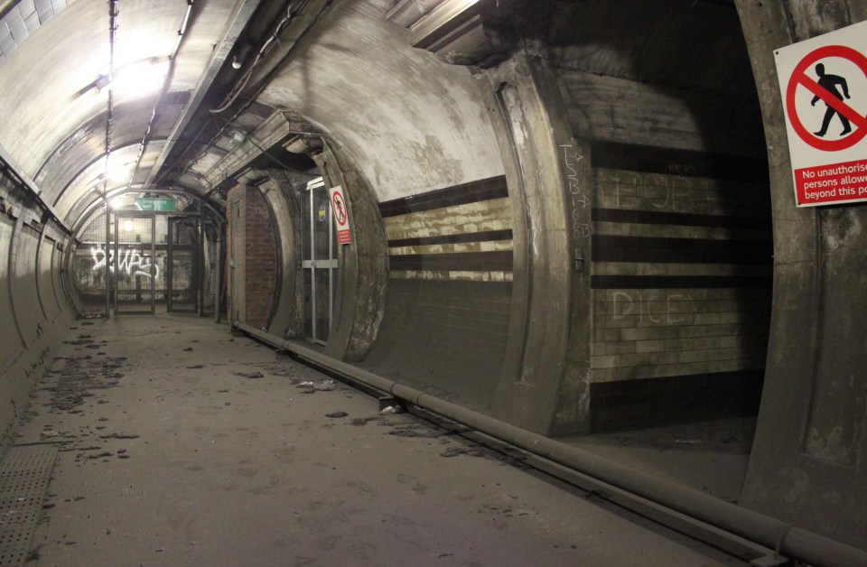  The worker ended up in hospital after falling down the shaft at South Kentish Town, one of London's disused stations