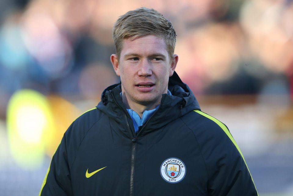  Kevin De Bruyne earns far less than the City's top earners