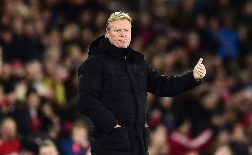  Ronald Koeman wants to replace Aaron Lennon and Gerard Deulofeu