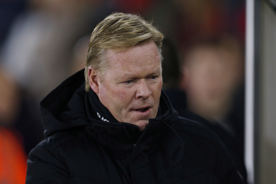  Koeman's side have struggled to maintain their early season form