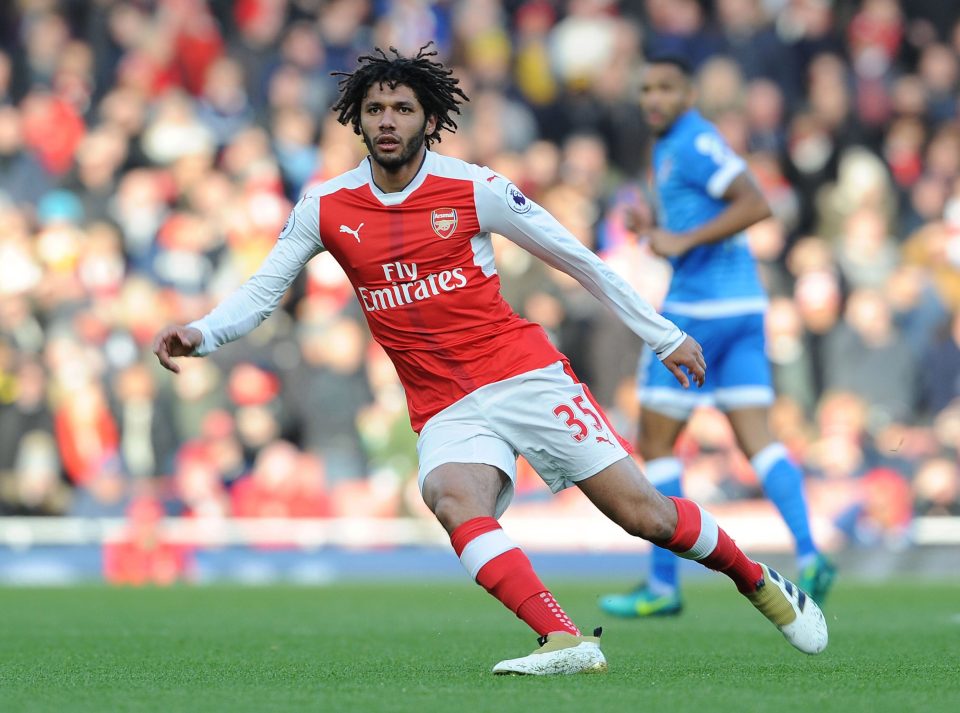  Mohamed Elneny hasn’t had much of a look in but has impressed at times