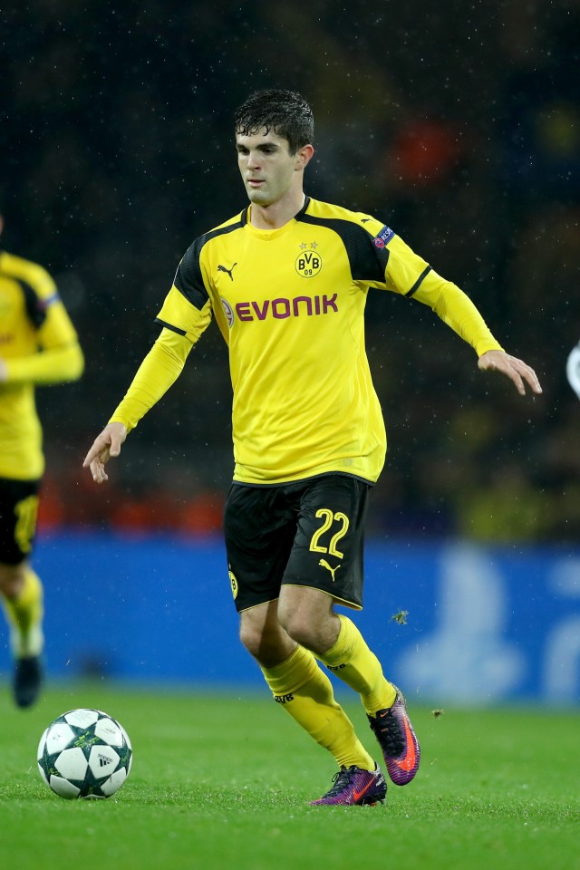  Christian Pulisic was one of Jurgen Klopp's biggest transfer targets