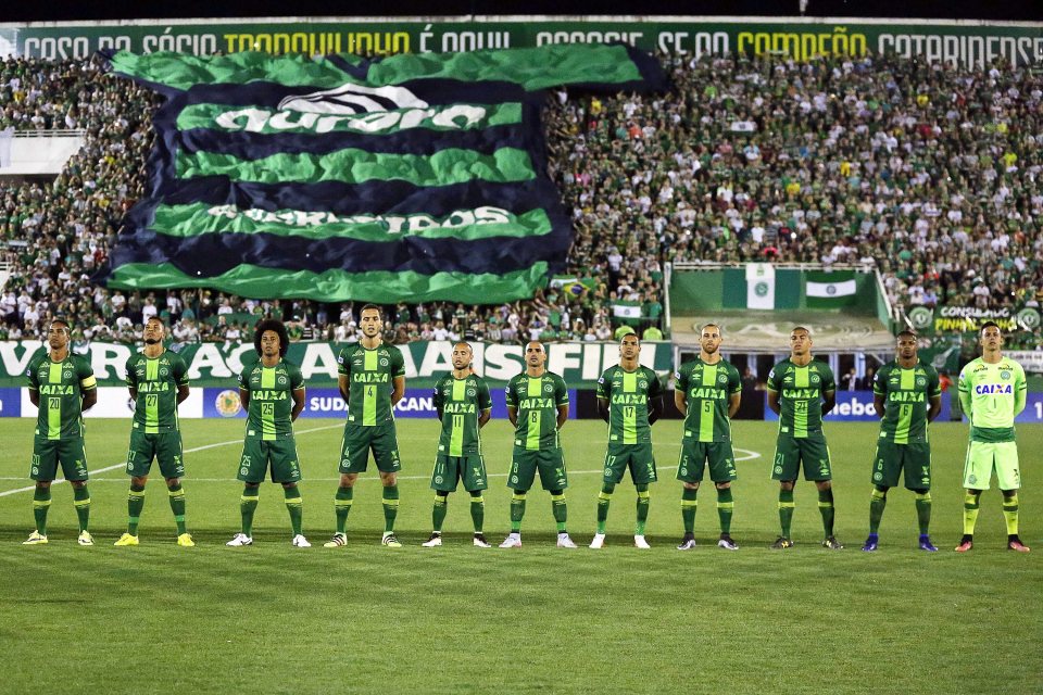  Chapecoense have been crowned Copa Sudamericana champions after a request from the Colombians