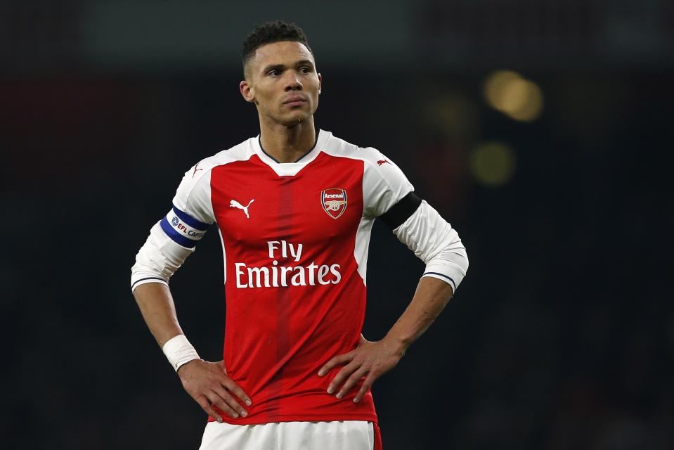  Kieran Gibbs is out of contract this summer but Arsene Wenger says he wants the defender to stay at the club