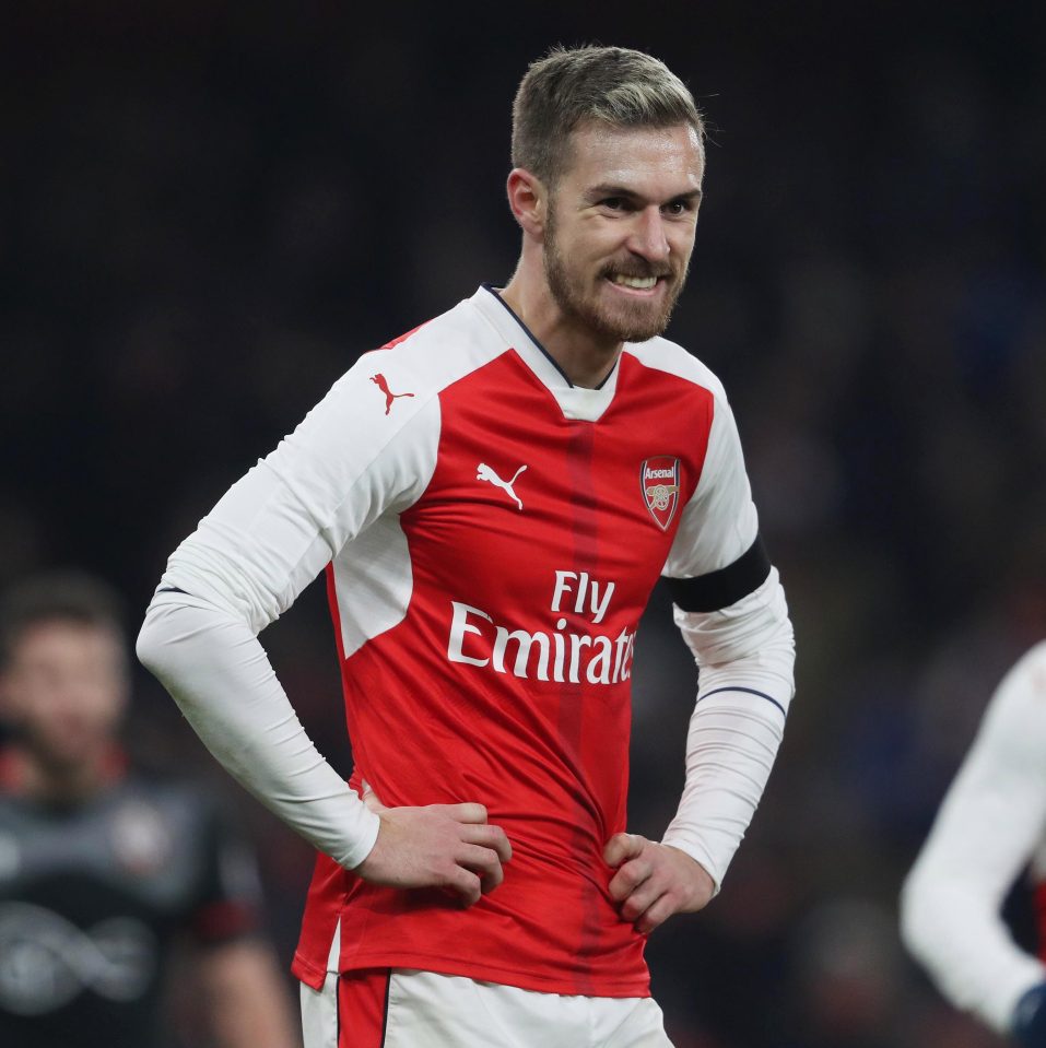  Ramsey has suffered with recurring hamstring problems this season