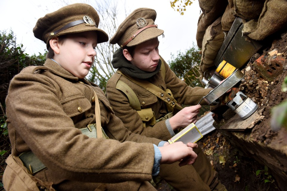  Teachers and members of the public have visited the Harvey household to see the mock battlefield