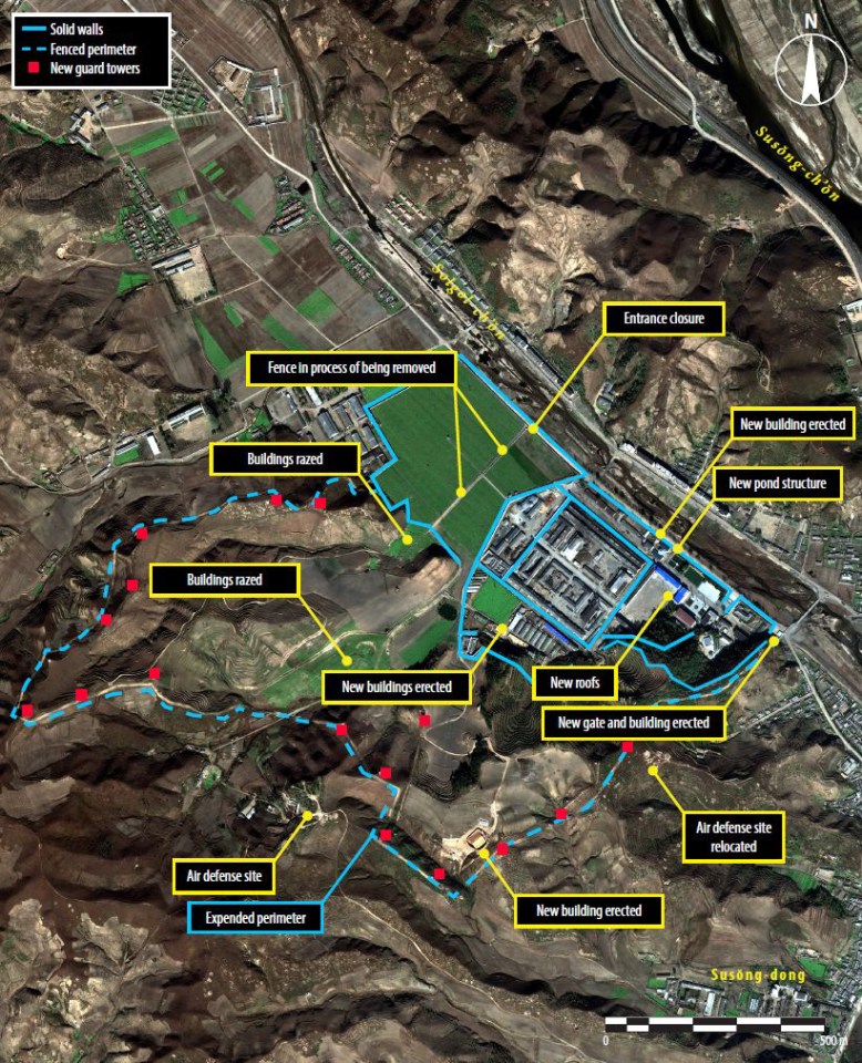  A satellite image of a North Korean political prison. An Auschwitz survivor said they are worse than the Nazi's death camps