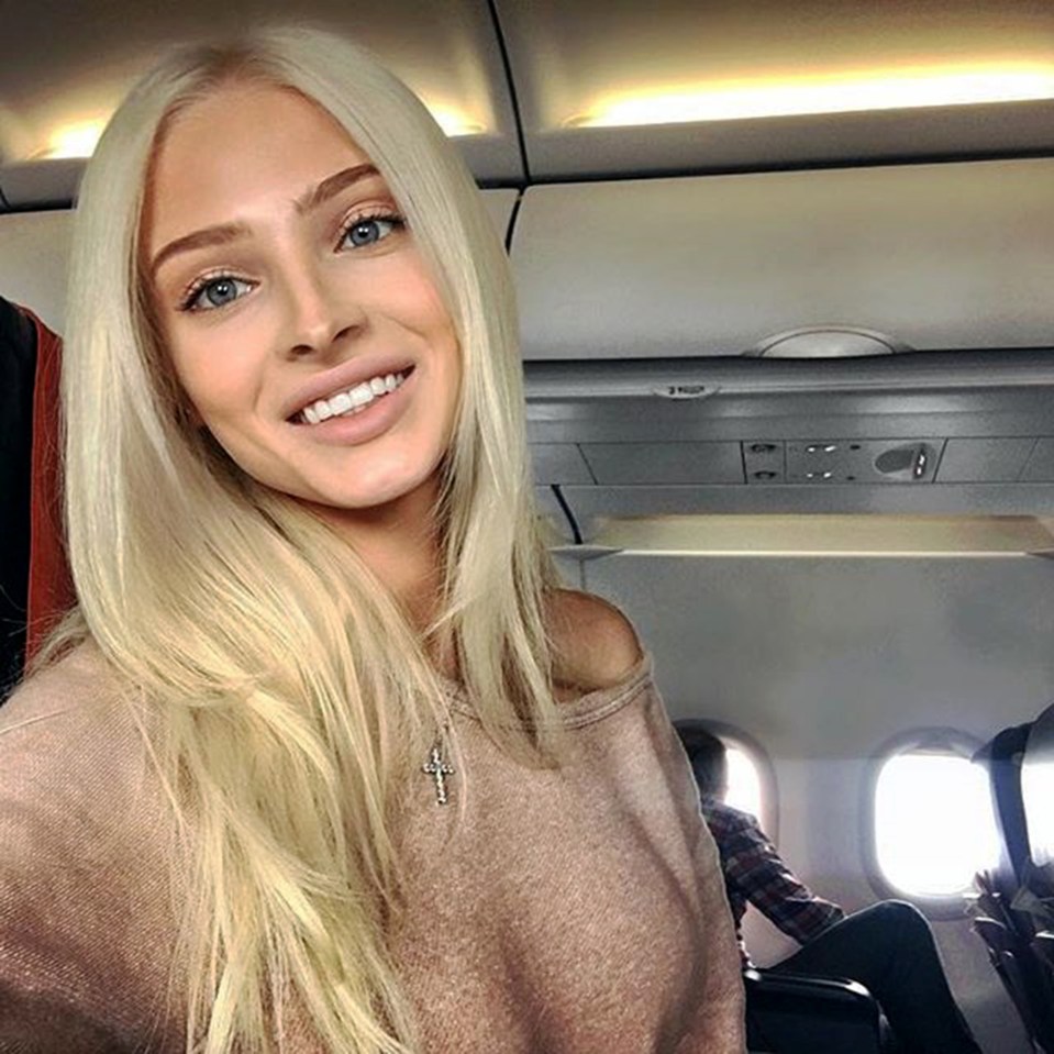 The stunning blonde was a runner-up in the 2012 Miss Russia pageant