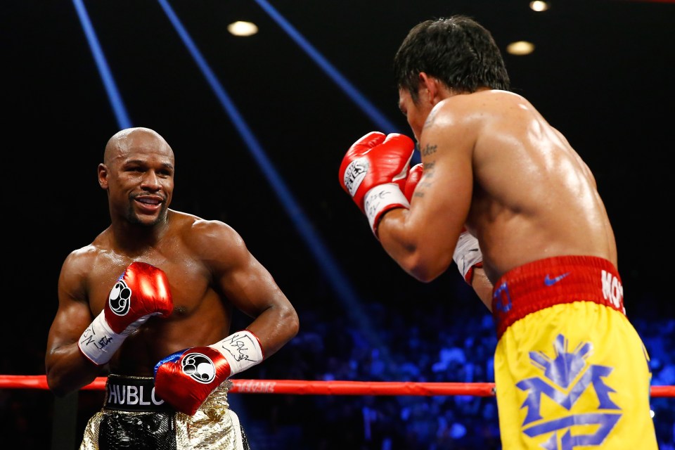  Floyd Mayweather laughed his way past Manny Pacquiao and is doing the same to McGregor