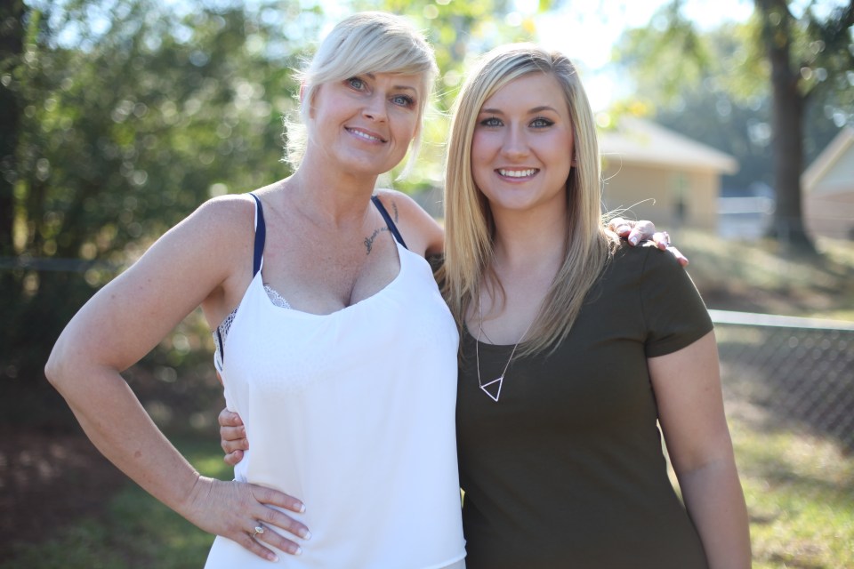  Devan, pictured with her mum Gina Sims, first discovered she had a rare condition called Mayer-Rokitansky-Küster-Hauser syndrome, when she hit puberty and didn't have periods