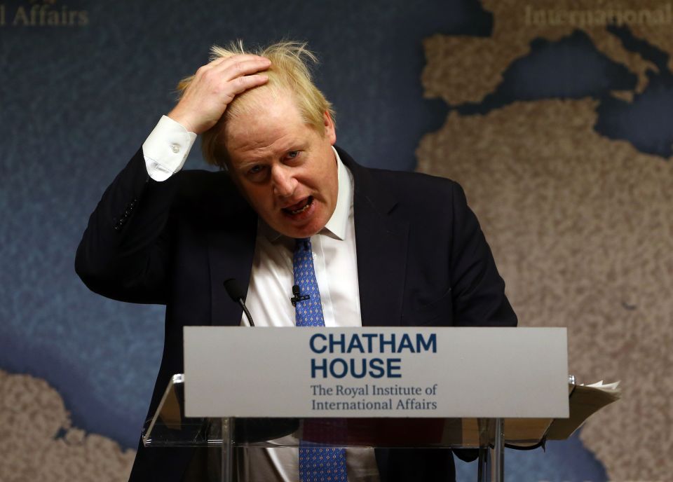  Boris Johnson said he was "sad" his friend was no longer in the House of Commons