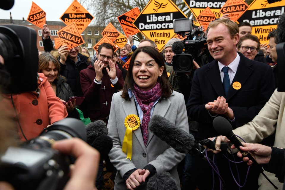  Tim Farron heaped praise on his new MP after her victory in Richmond