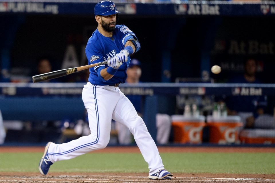  Jose Bautista of the Toronto Blue Jays