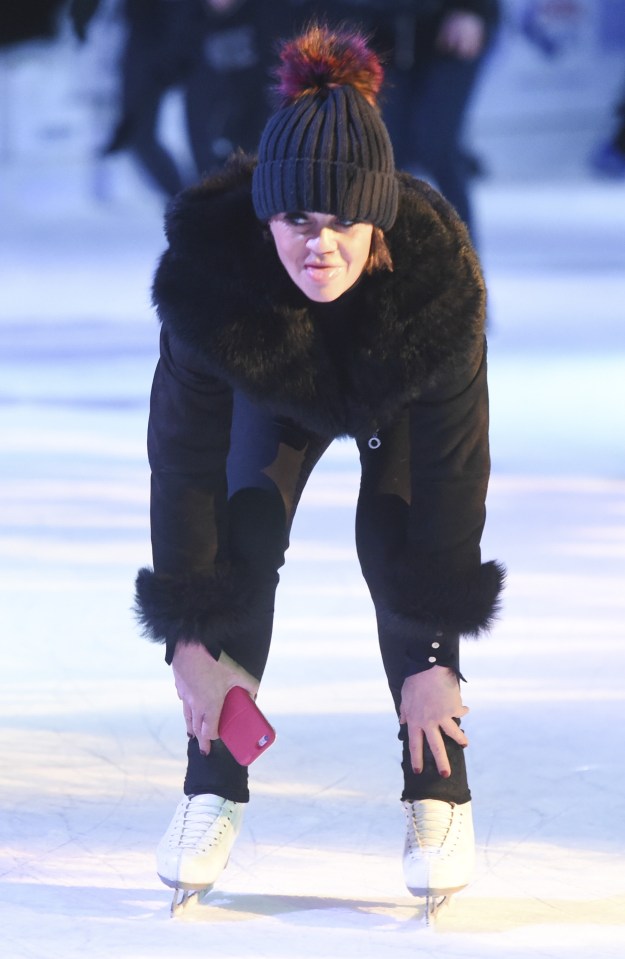  Danniella Westbrook showed she can still skate with the best of them six years after her stint on Dancing On Ice