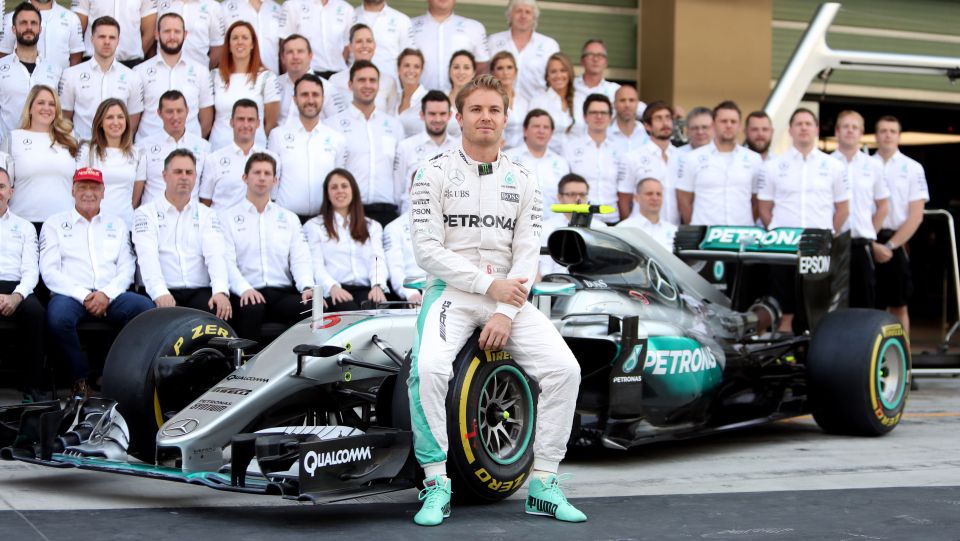  Rosberg matched the achievments of his father Keke by winning a championship