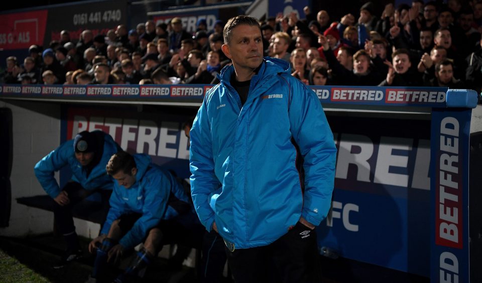  Macclesfield boss John Askey was close to an upset