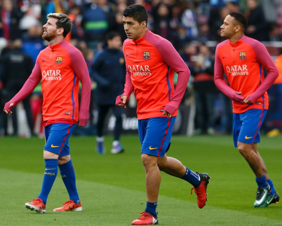  Lionel Messi, Suarez and Neymar scored 131 times in all competitions