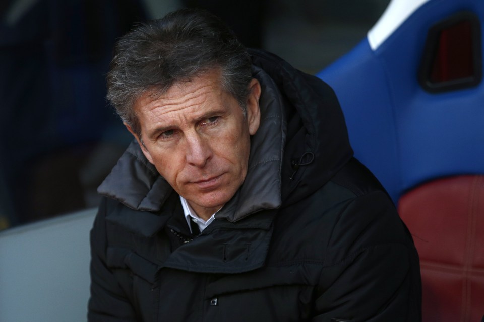  Claude Puel's men are just six points above the relegation zone