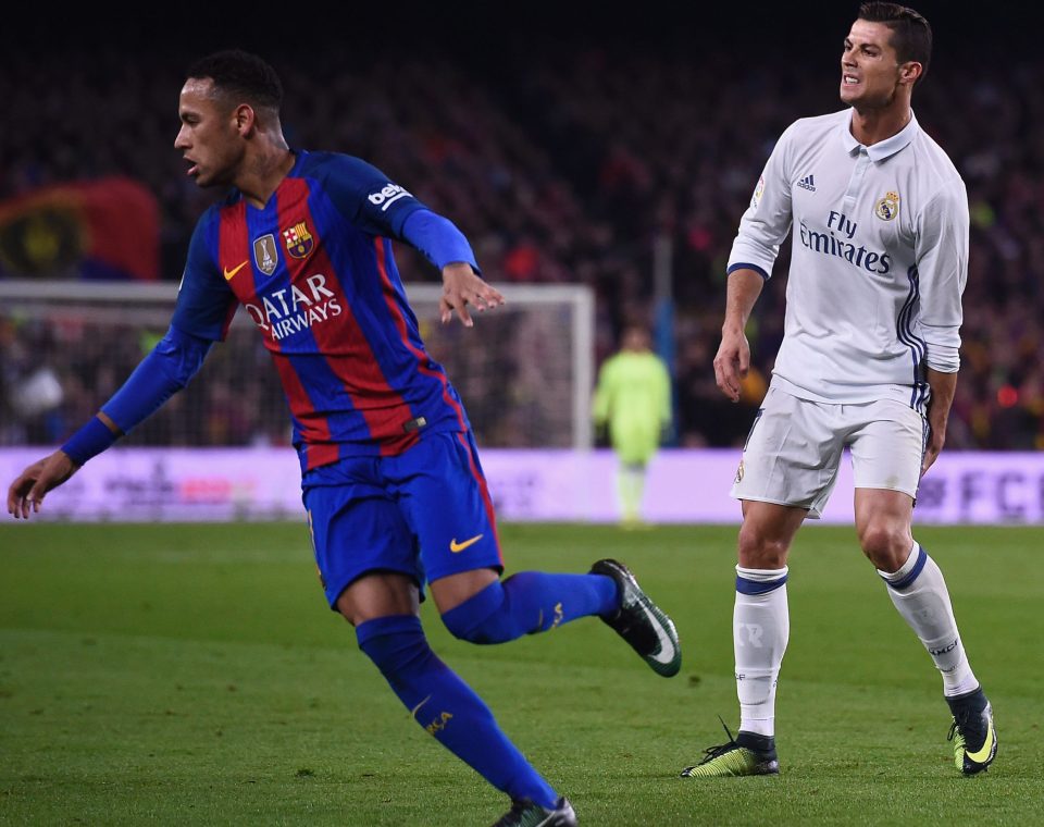 Barcelona and Real Madrid, while Spanish giants, but they lag behind Premier League club on the net