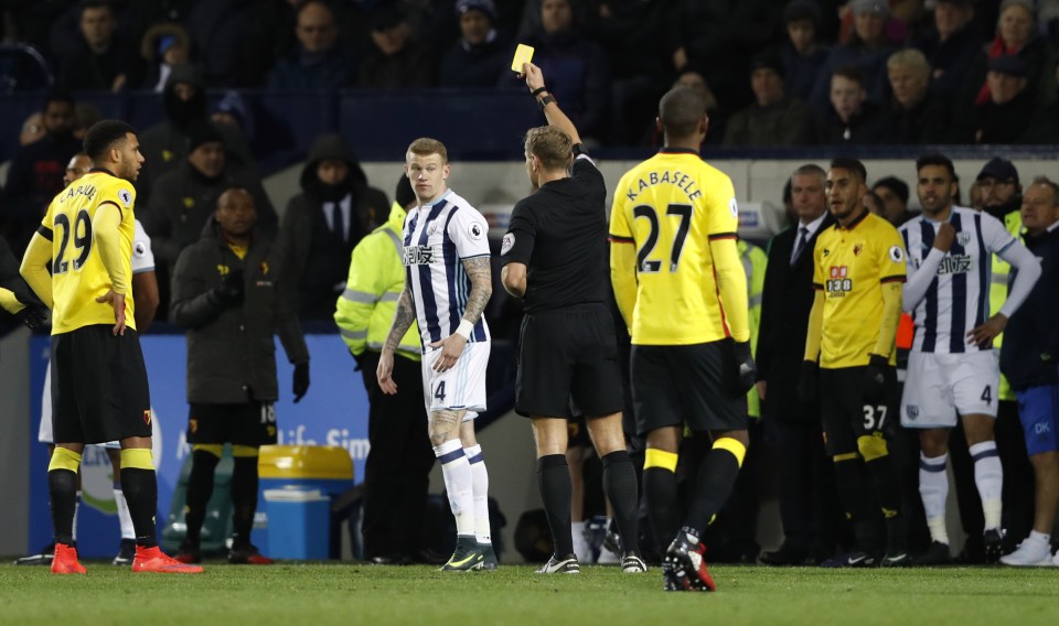  But James McClean was unbelievably only handed a yellow card for a stamp