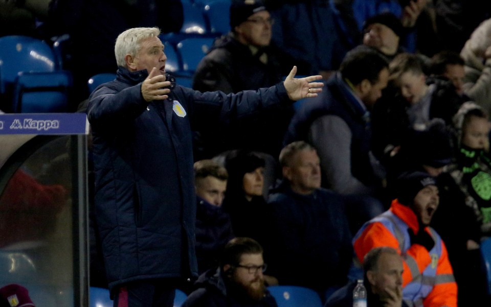  Steve Bruce lost his first game as Villa boss at Leeds